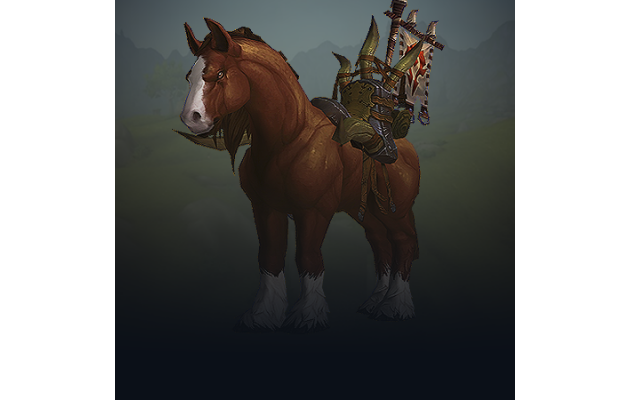 Broken Highland Mustang