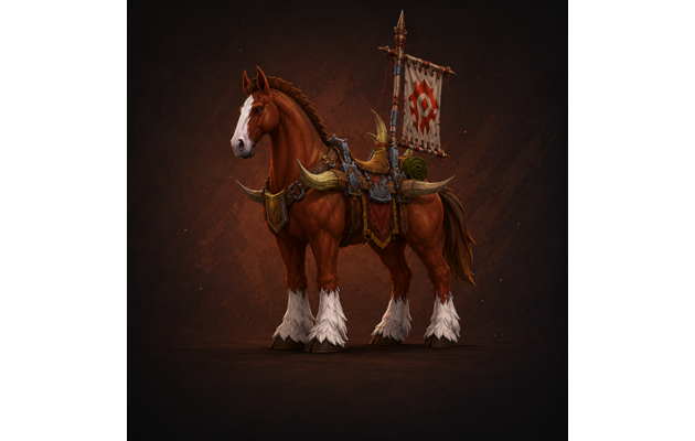 Broken Highland Mustang
