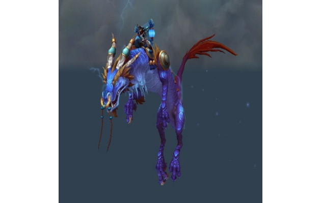 Thundering Cobalt Cloud Serpent