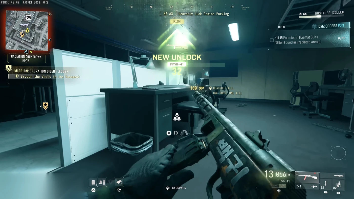 Breaching the vault at the Heavenly Luck Casino during Operation Silent Ledger in MW4 DMZ