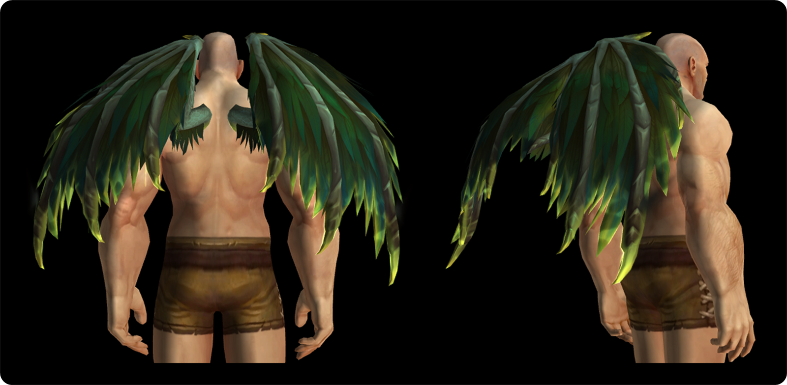 Corroded Patagia back cosmetic from Midnight Season 2 Delves