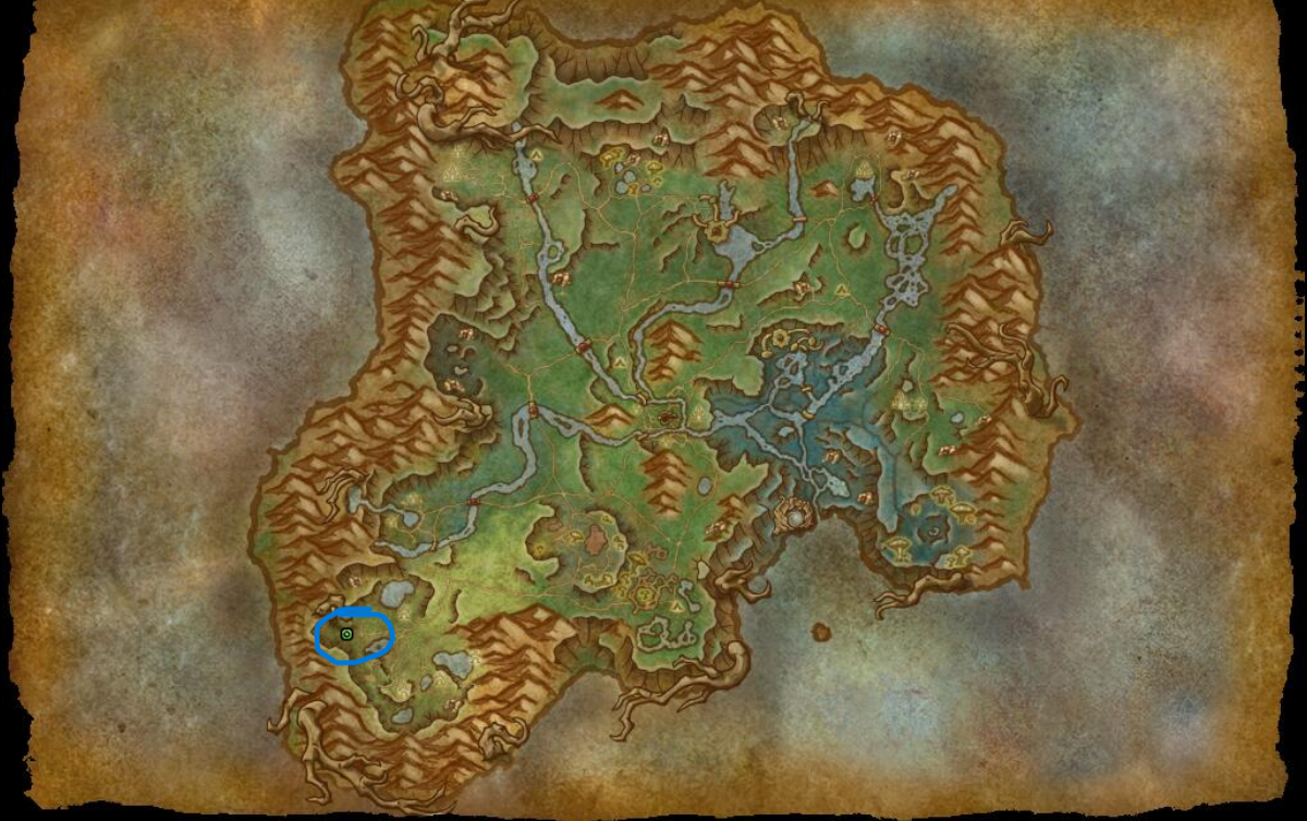 The Blinding Vale Entrance Location