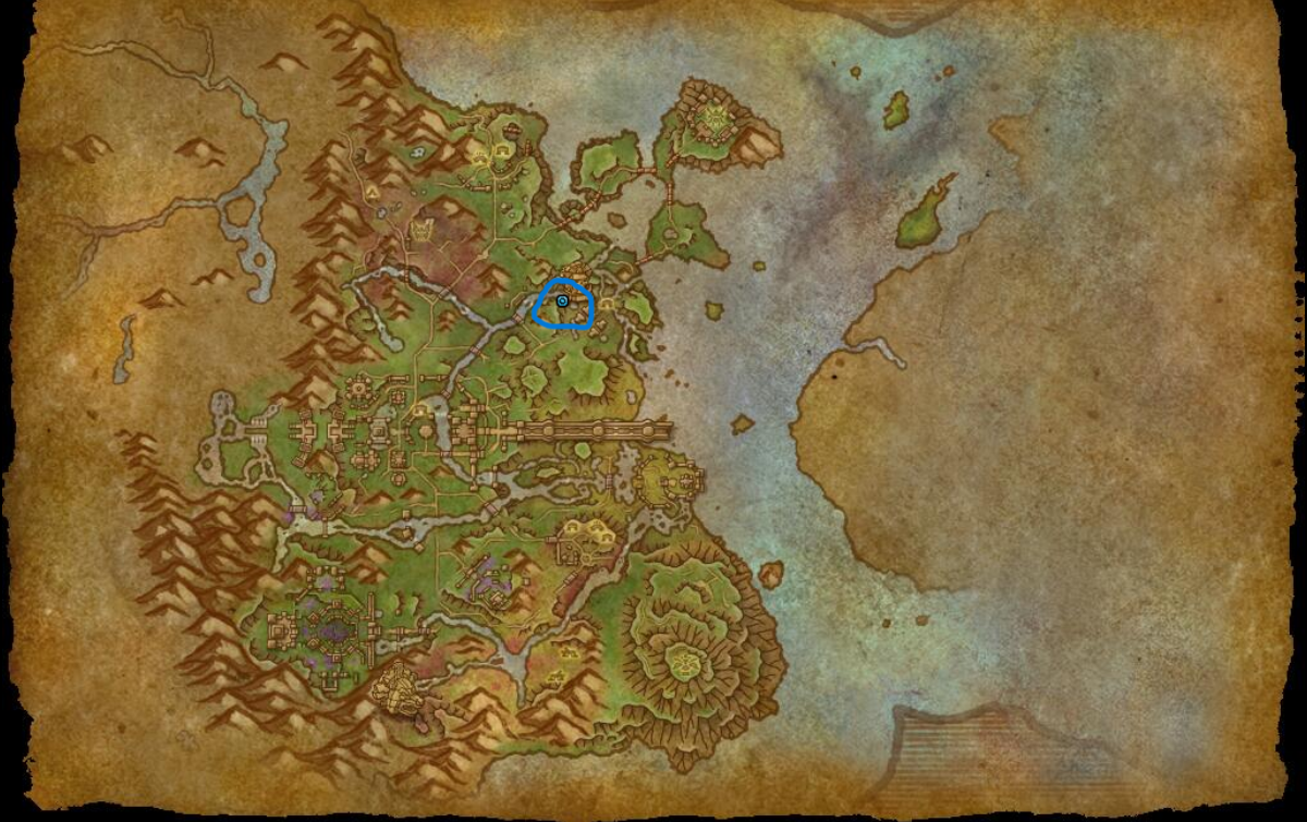 Maisara Caverns Entrance Location