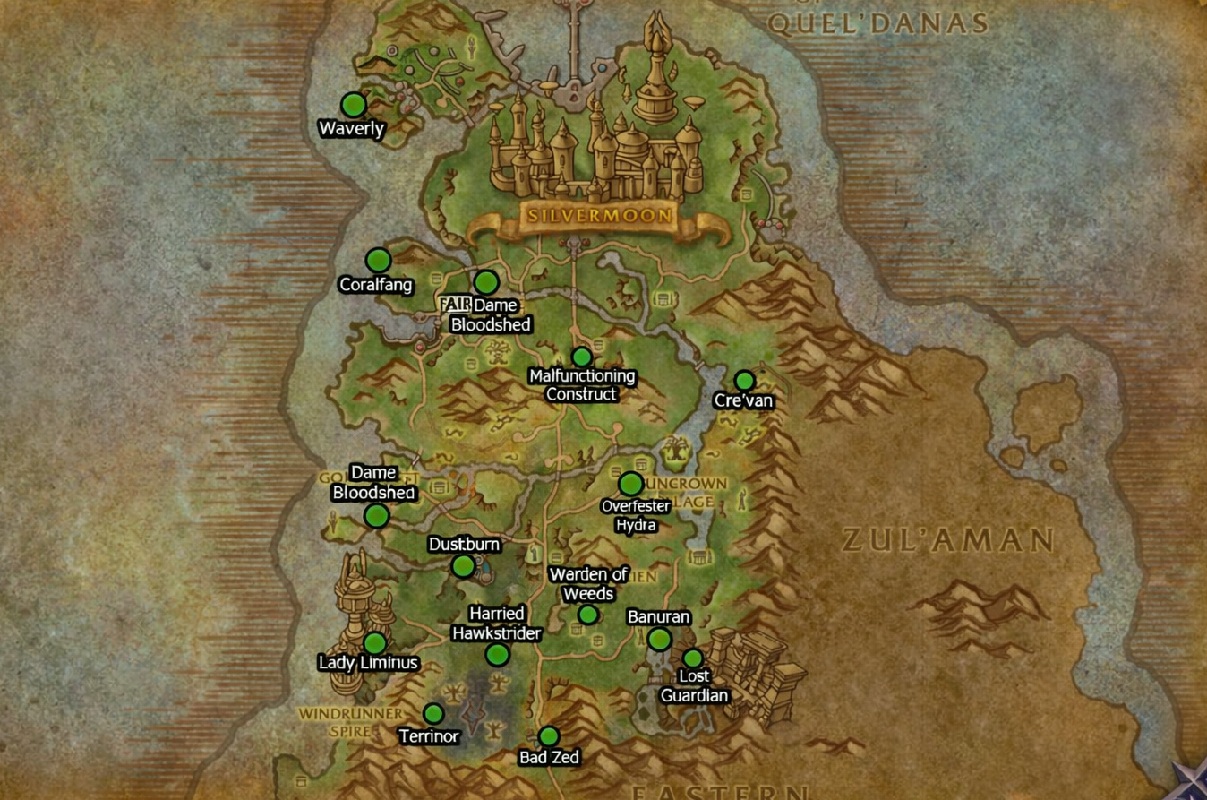 Rare mob in Eversong Woods
