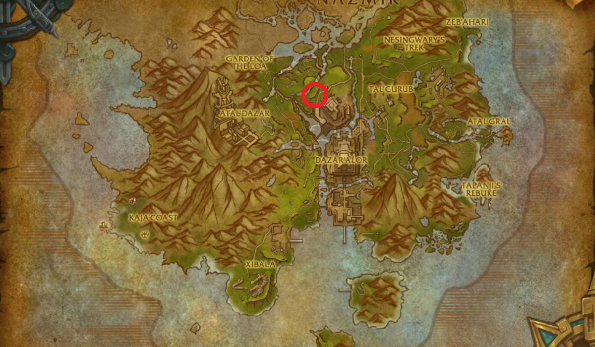 Eingang zur Schlacht von Dazar'alor