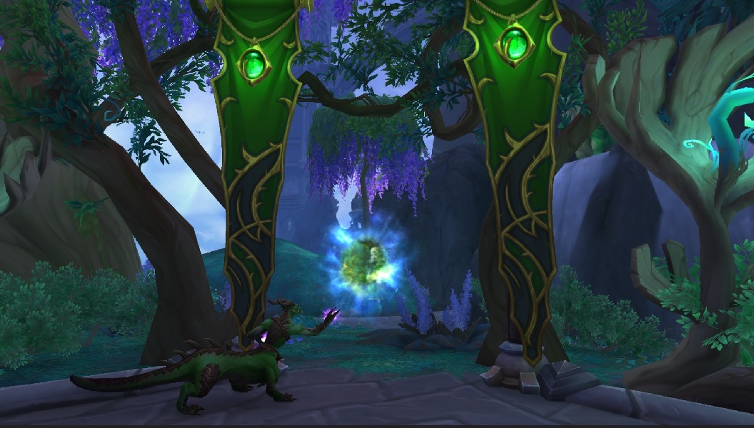 Emerald Dream Portal in Valdrakken