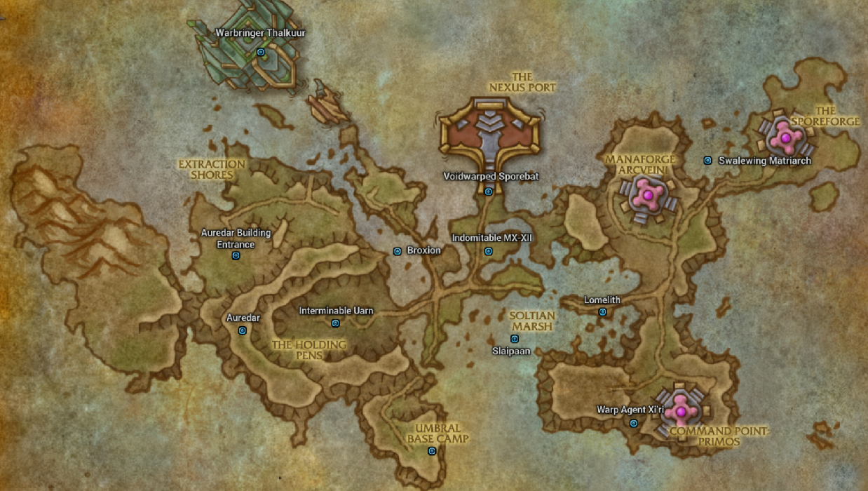 Naigtal rare mob locations