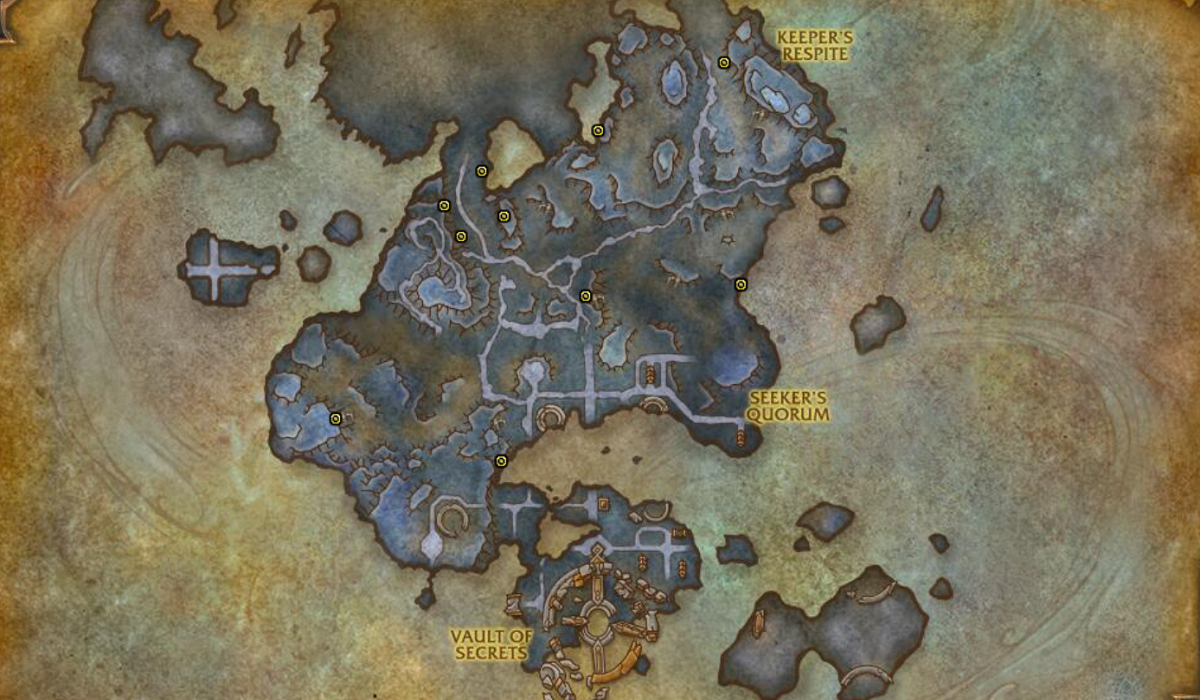 Map view Maelie the Wanderer