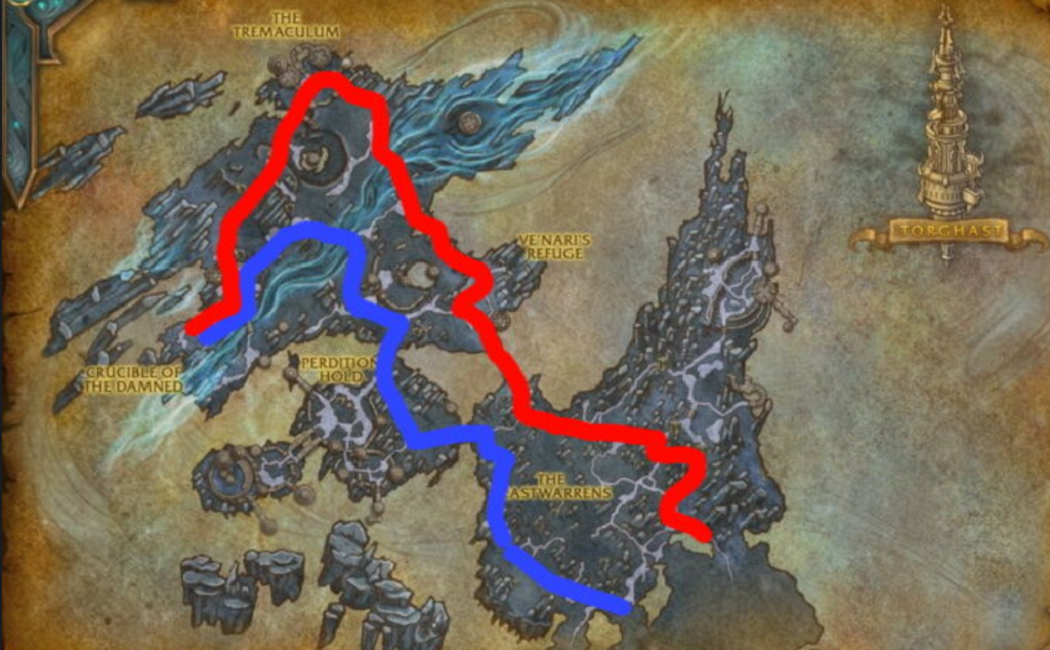 Charger Travel Route