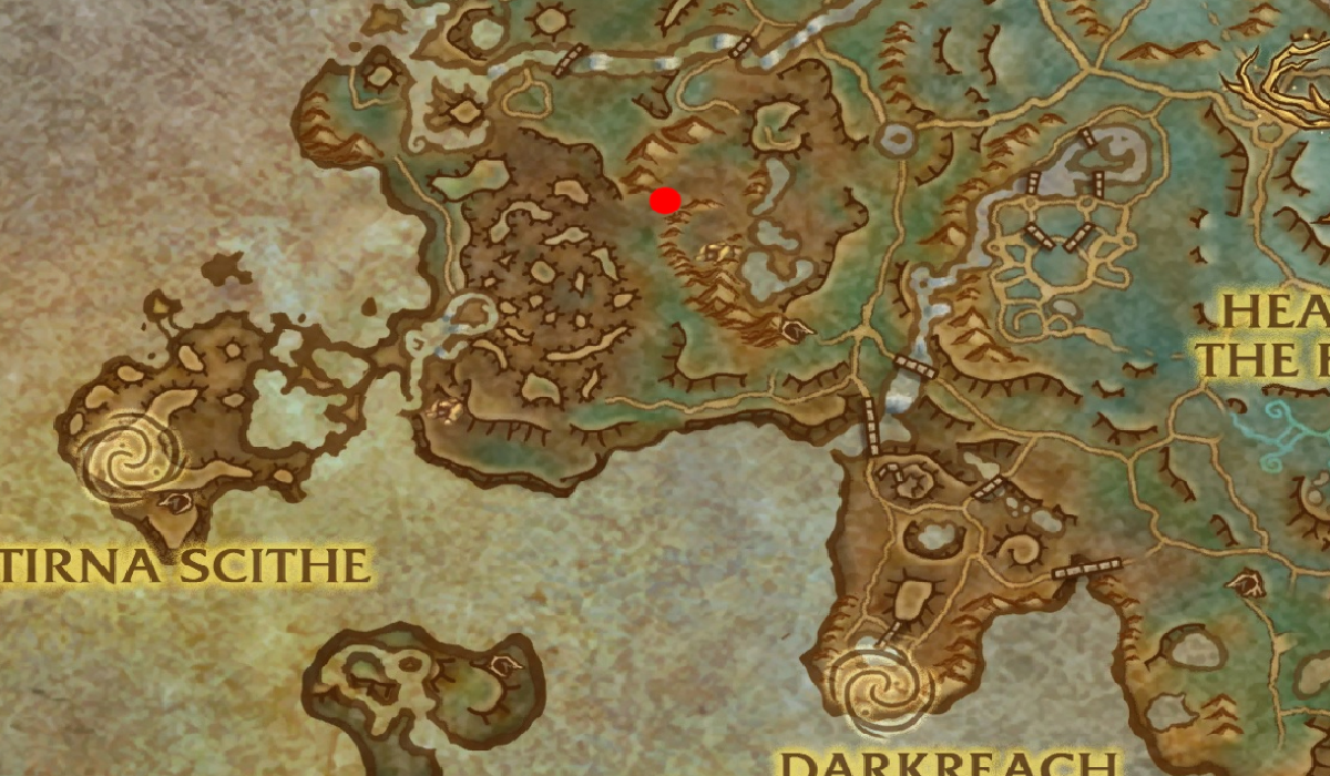 Stone archway entrance to the Mistveil Maze