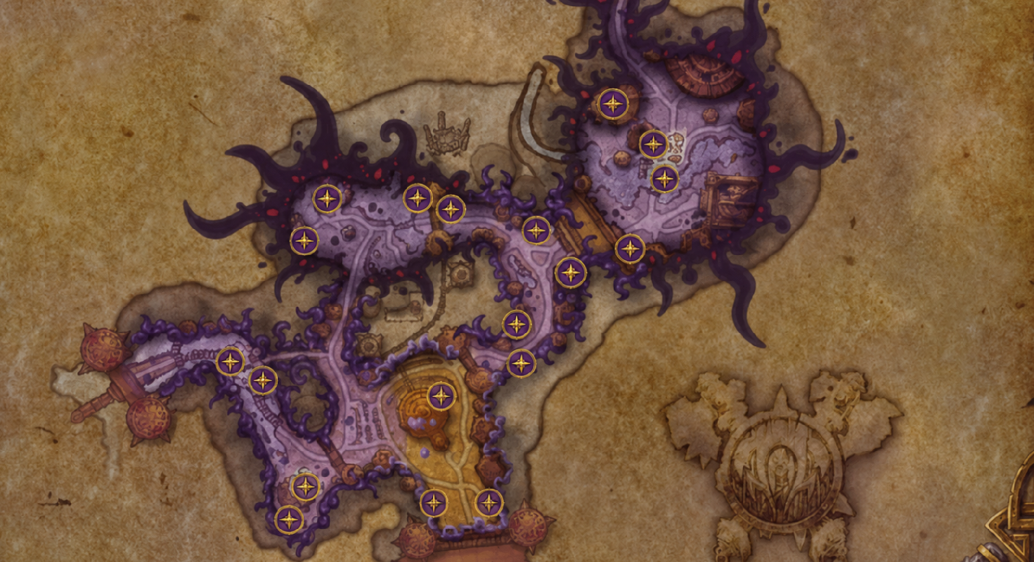 Cristaux étranges à Orgrimmar