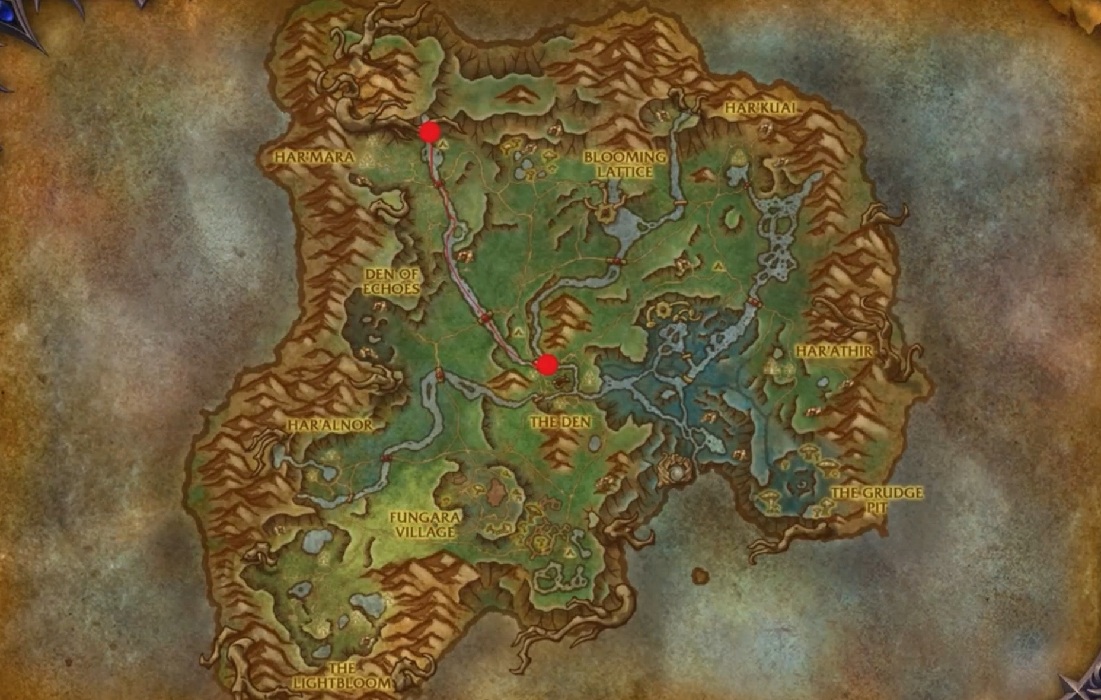 Flame-Hardened Sap farming area