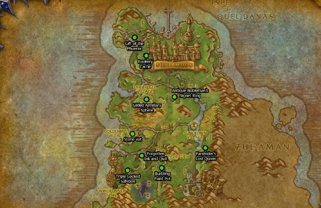 Treasures of Eversong Woods