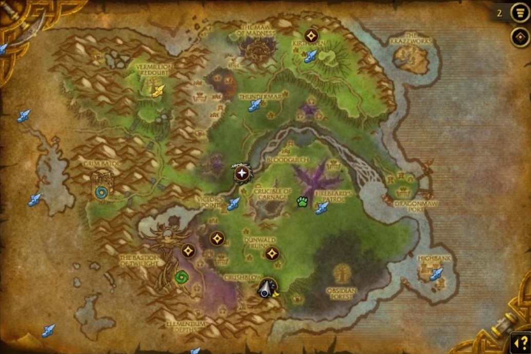 Twilight Ascension map
