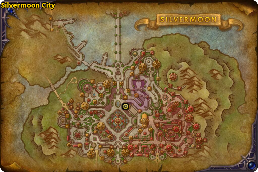 Mistcrest vendor location in Silvermoon City in Midnight Season 2