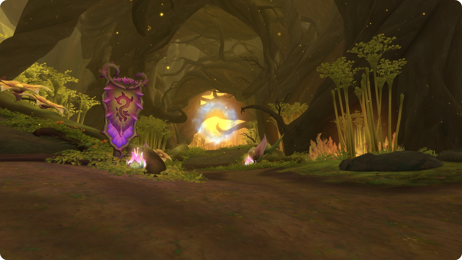 The Blinding Vale dungeon interior in WoW Midnight