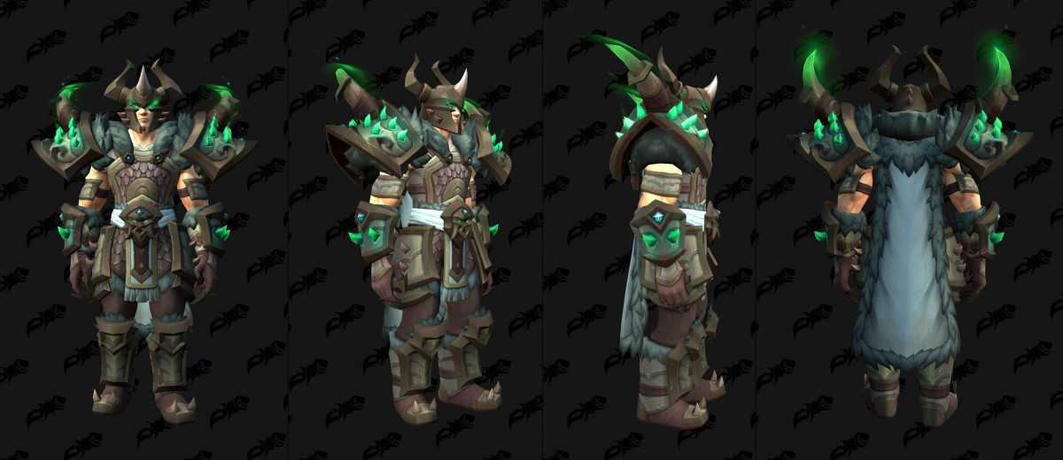 Set de classe du Guerrier Midnight Saison 2 teinte 1