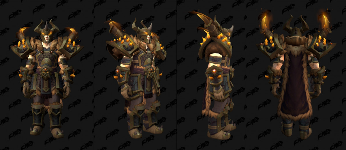 Set de classe du Guerrier Midnight Saison 2 teinte 3
