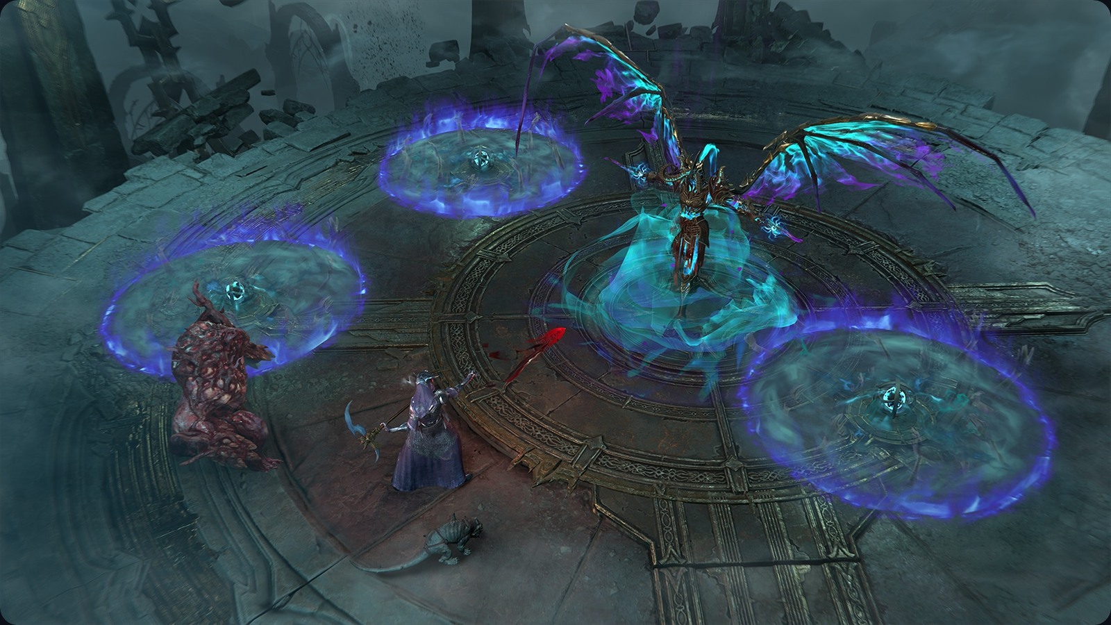 Corrupted Reaper boss fight at the Pandemonium Threshold in Zarbinzet