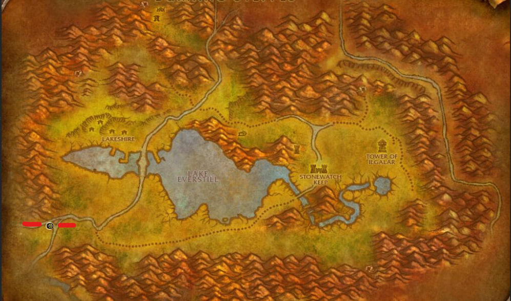Lager der Handelskommission von Azeroth an der Wegkreuzung im Rotkammgebirge