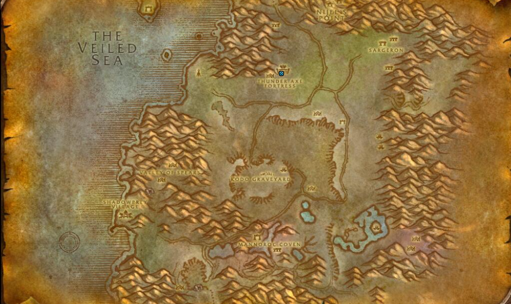 Pommes de terre mortes - capture d'écran de l'emplacement 1 - WoW Forever