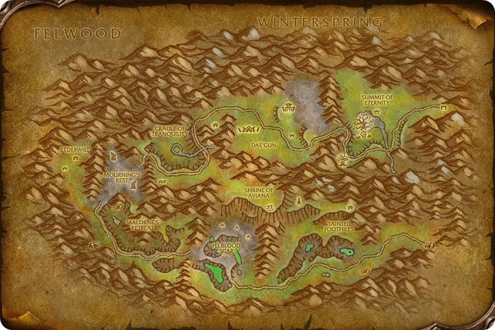 Mount Hyjal in WoW Forever
