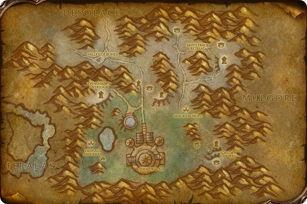 Shen'dralas Zone in WoW Forever