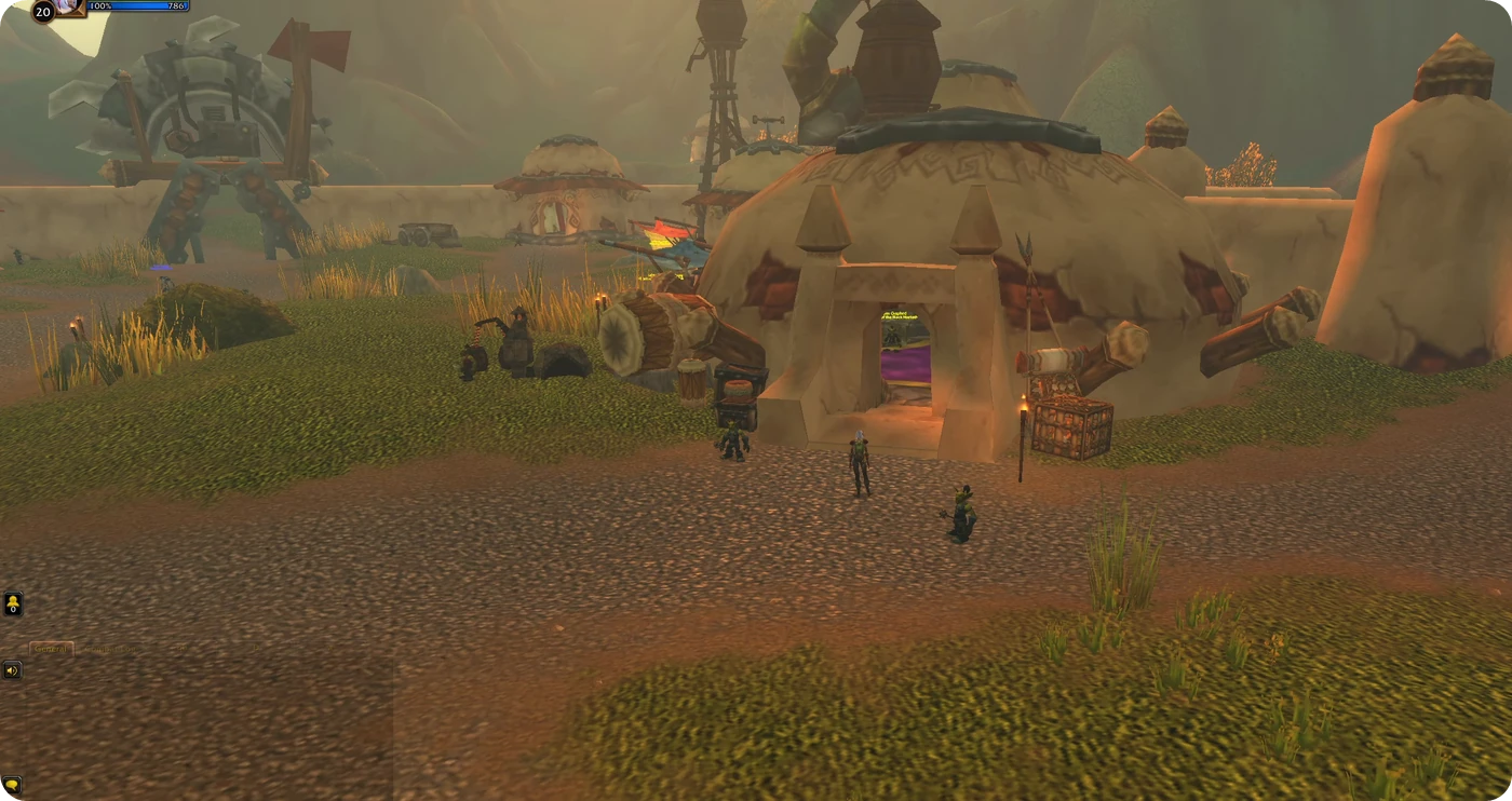 Hütte des Schwarzmarkt-Auktionshauses im Hafen von Powderfuse, WoW Forever