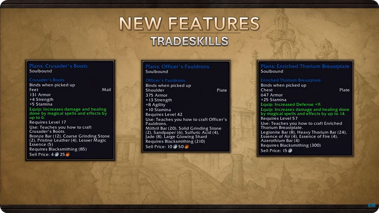 WoW Forever Profession Changes