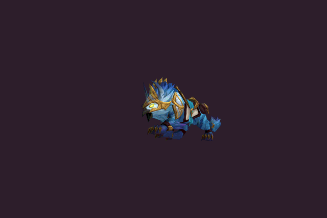 Modèle 3D de la monture Cerulean Prideclaw dans WoW Forever