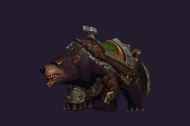 Modèle 3D de la monture Veteran Adventurer's Loyal Companion dans WoW Forever