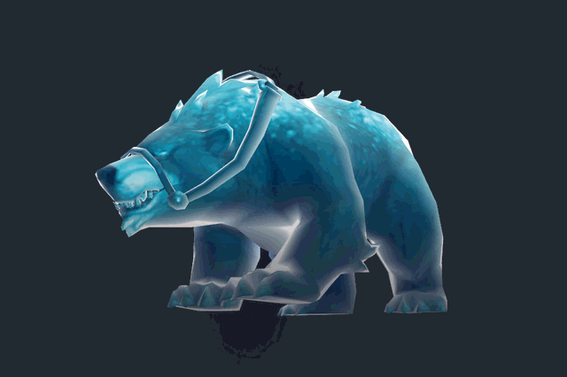 Modèle 3D de la monture Spectral Bear dans WoW Forever