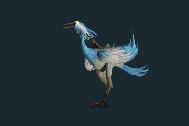 Modèle 3D de la monture Empyrean Galestrider dans WoW Forever