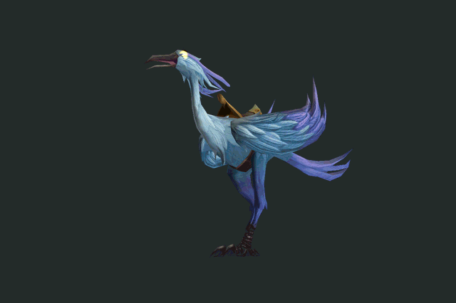 Modèle 3D de la monture Stormy Galestrider dans WoW Forever