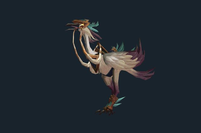 Modèle 3D de la monture Swift Umber Galestrider dans WoW Forever