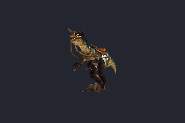 Modèle 3D de la monture Venomhide Ravasaur dans WoW Forever