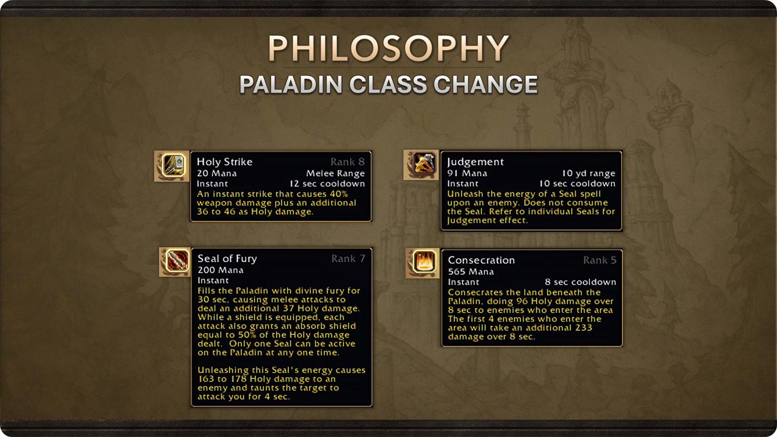 Paladin Baseline Spells