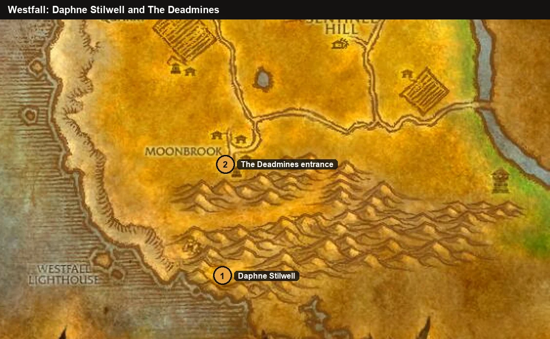 WoW Forever Paladin-Waffenquest: Daphne Stilwell und die Todesminen in Westfall