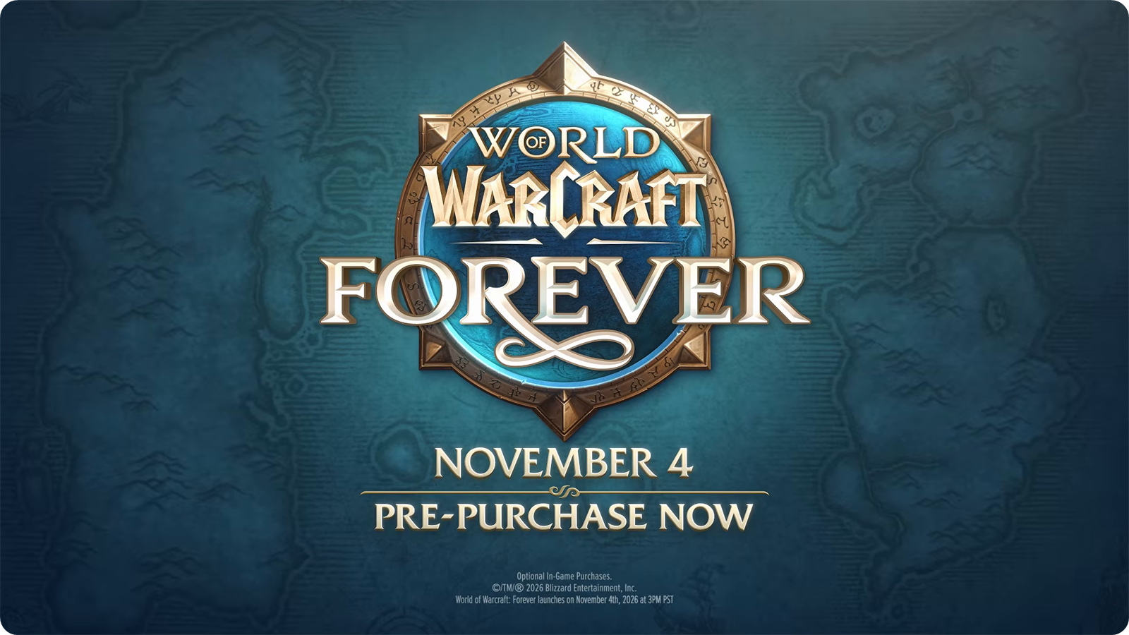 WoW Forever logo with the November 4 release date