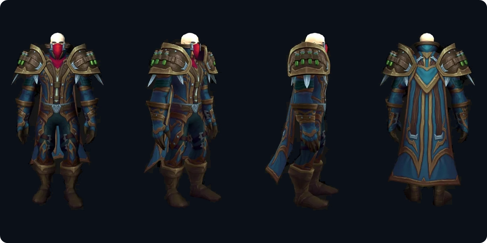 WoW Forever Rogue tier set on an SD character model