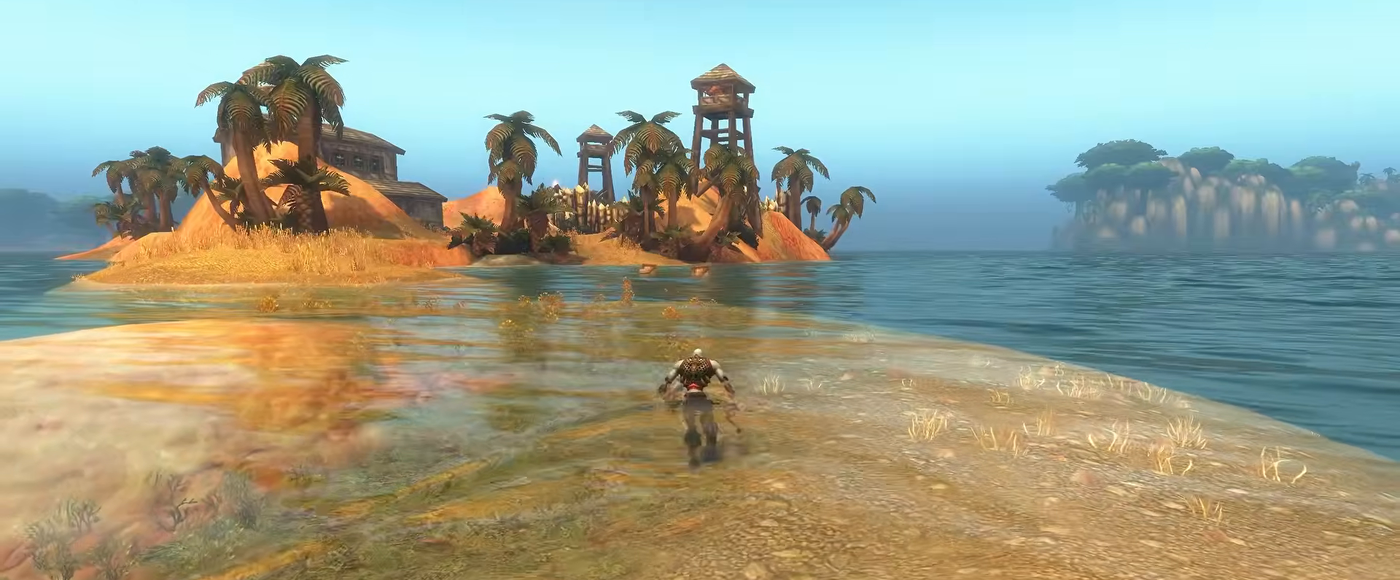 WoW Forever Fray Island, dans les Tarides, où se déroule La Dispute