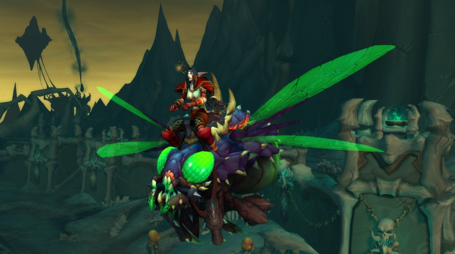 Mouche nécrophage royale