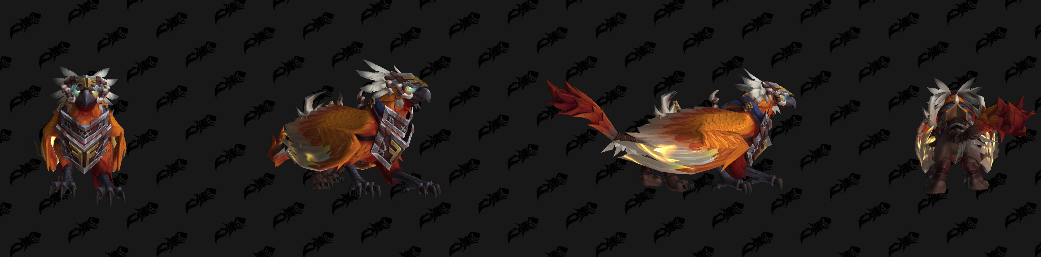 Cinder-Plumed Highland Gryphon