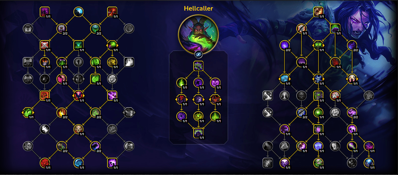 Best Affliction Warlock leveling Talents