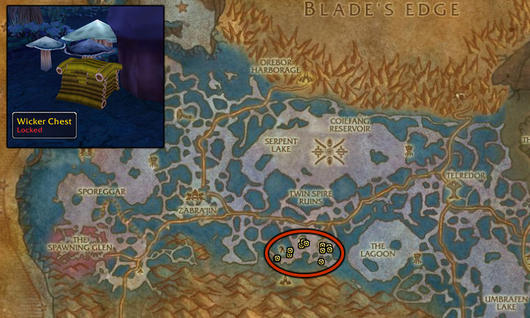 Lockpicking Spots TBC Classic