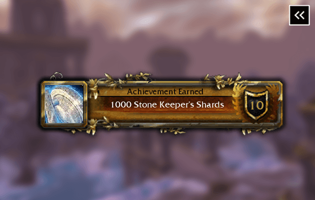 WotLK 1000 Stone Keeper's Shards Achievement