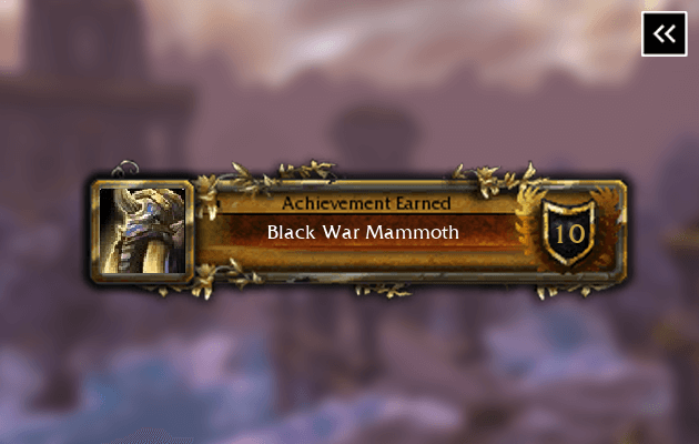WotLK Black War Mammoth Achievement