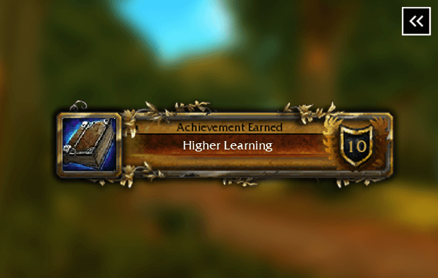 WotLK Classic Higher Learning Achievement