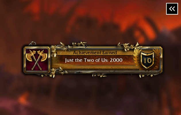 WotLK Classic Just the Two of Us: 2000 Achievement