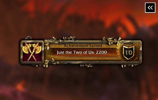 WotLK Classic Just the Two of Us: 2200 Achievement